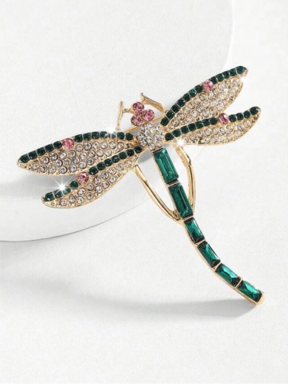 Gold DragonflyBrooch M745